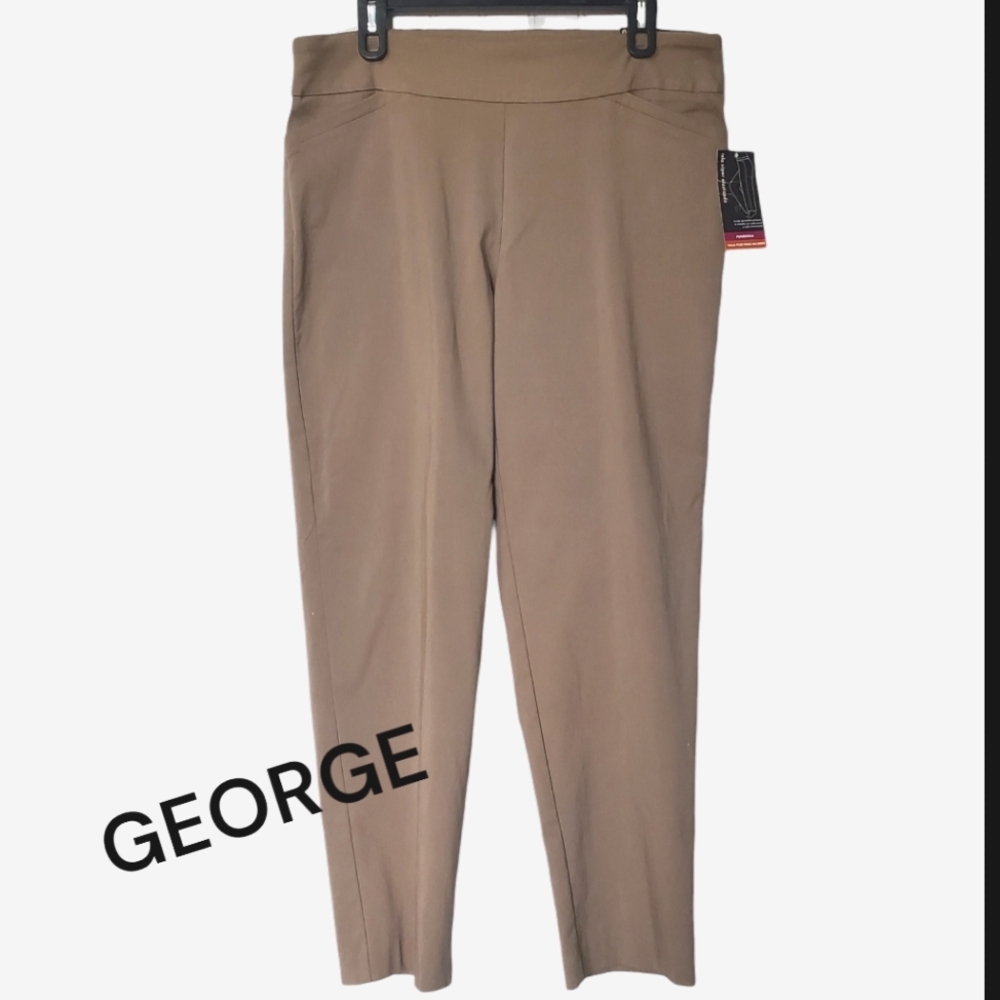NWT George Women's Trouser Pants Stretchy Size 1X (16W)